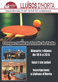 Campus de Juliol de Tennis Taula
