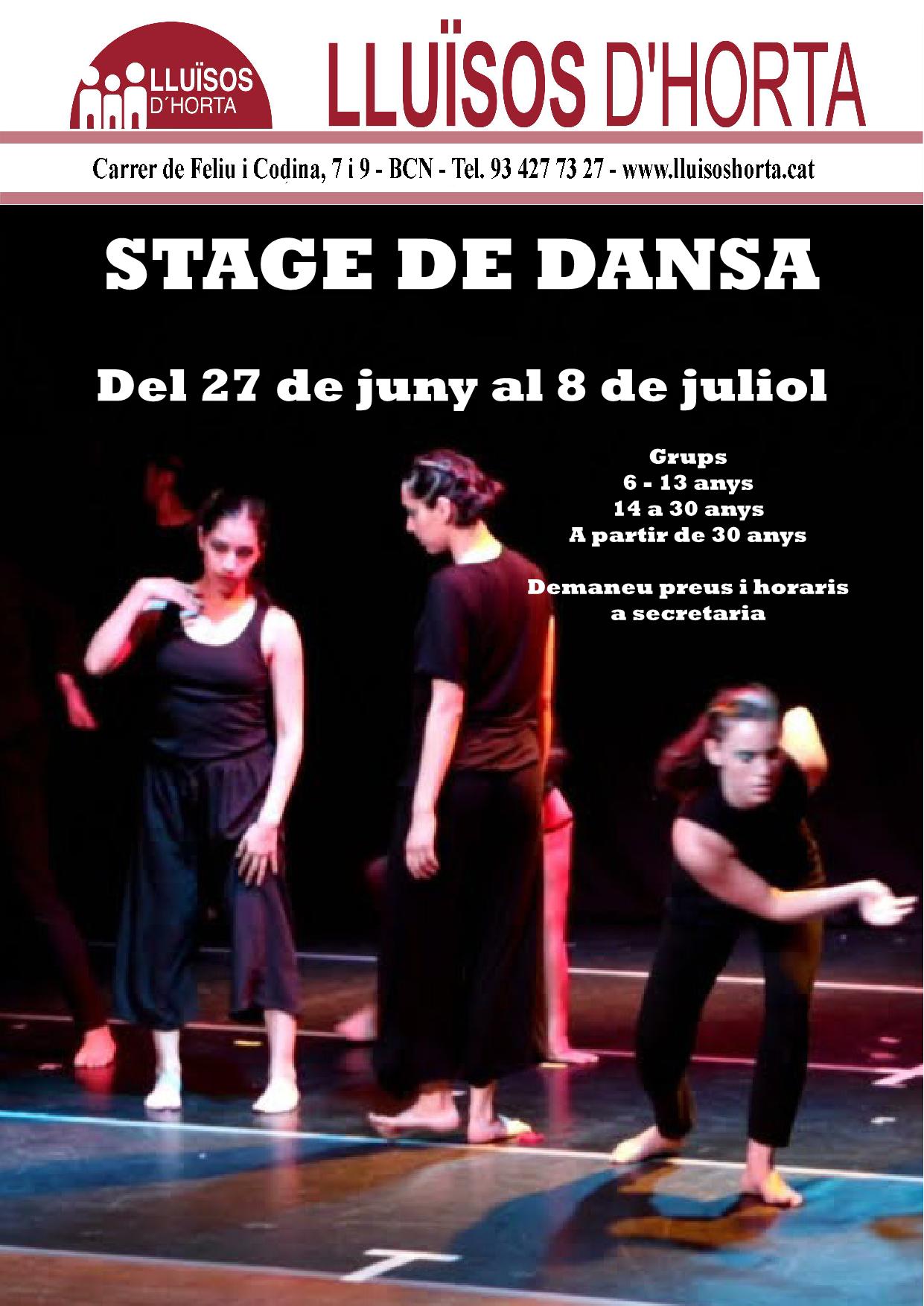 Stage de Dansa